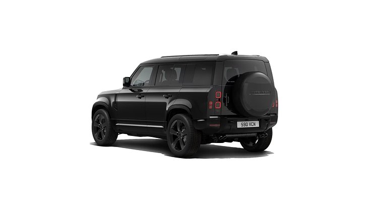 2025 New Land Rover Defender 110 Santorini Black P425 Petrol V8 X-Dynamic HSE