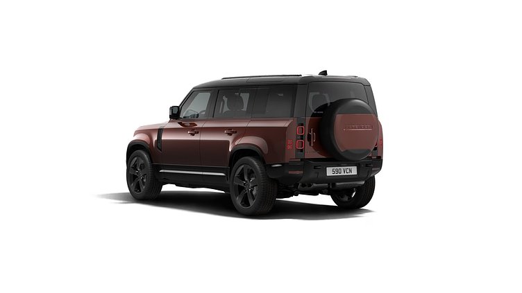 2025 New Land Rover Defender 110 Sedona Red D350 Diesel Mild Hybrid Sedona Edition