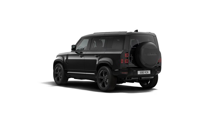 2025 New Land Rover Defender 110 Santorini Black D350 Diesel Mild Hybrid X-Dynamic SE