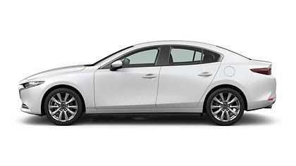 2025 NAUJI AUTOMOBILIAI Mazda 3 Snowflake White Pearl 2.5 M Hybrid e-Skyactiv G AT Centre-line (2)