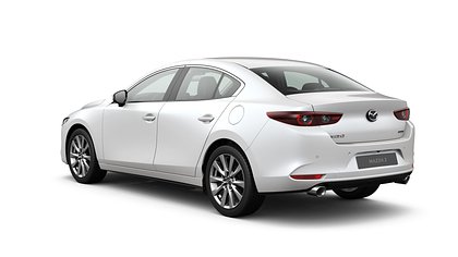 2025 NAUJI AUTOMOBILIAI Mazda 3 Snowflake White Pearl 2.5 M Hybrid e-Skyactiv G AT Centre-line (3)