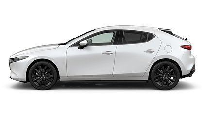 2025 NAUJI AUTOMOBILIAI Mazda 3 Snowflake White Pearl 2.5 M Hybrid e-Skyactiv G AT Centre-line (2)