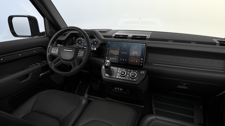 2025 New Land Rover Defender 110 Santorini Black D350 Diesel Mild Hybrid X-Dynamic SE