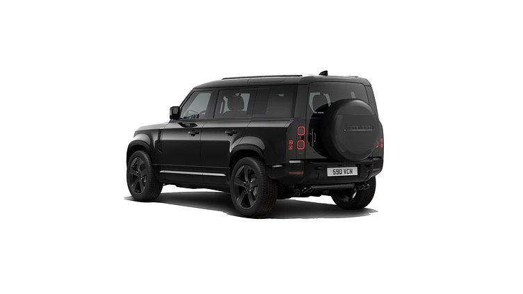 2025 New Land Rover Defender 110 Santorini Black P425 Petrol V8 X-Dynamic HSE