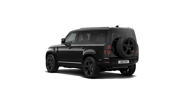 2025 New Land Rover Defender 110 Santorini Black P425 Petrol V8 X-Dynamic HSE