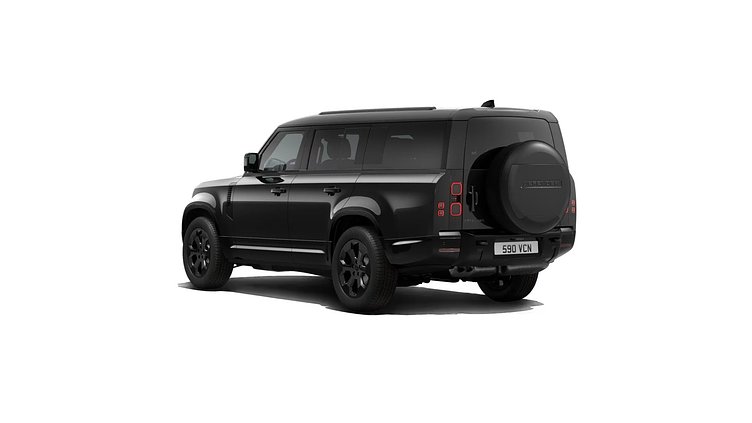 2025 New Land Rover Defender 130 Santorini Black D350 Diesel Mild Hybrid X-Dynamic SE