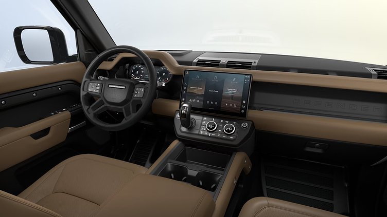 2025 New Land Rover Defender 130 Santorini Black D350 Diesel Mild Hybrid X-Dynamic SE