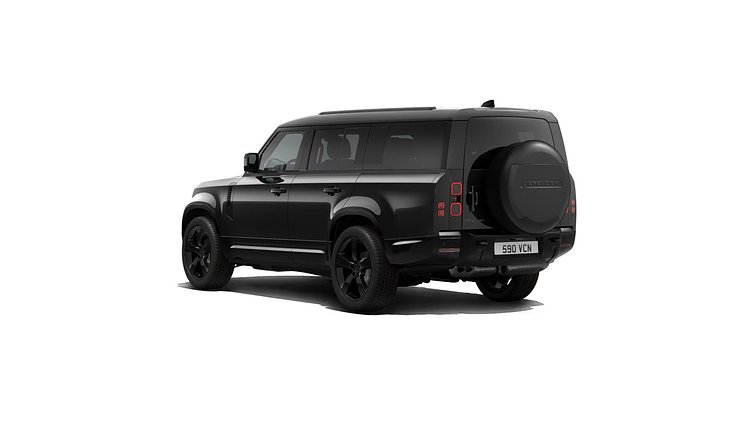 2025 New Land Rover Defender 130 Santorini Black D350 Diesel Mild Hybrid X-Dynamic SE