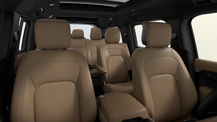 2025 New Land Rover Defender 130 Santorini Black D350 Diesel Mild Hybrid X-Dynamic SE