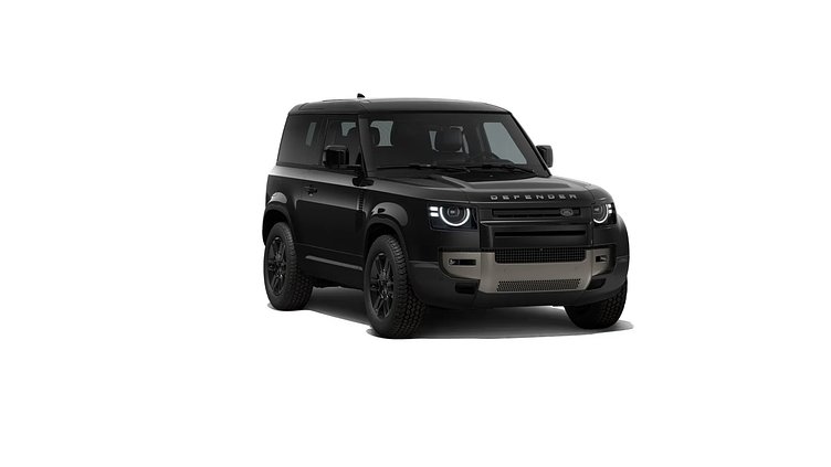 2026 New Land Rover Defender 90 Santorini Black D250 Diesel Mild Hybrid S
