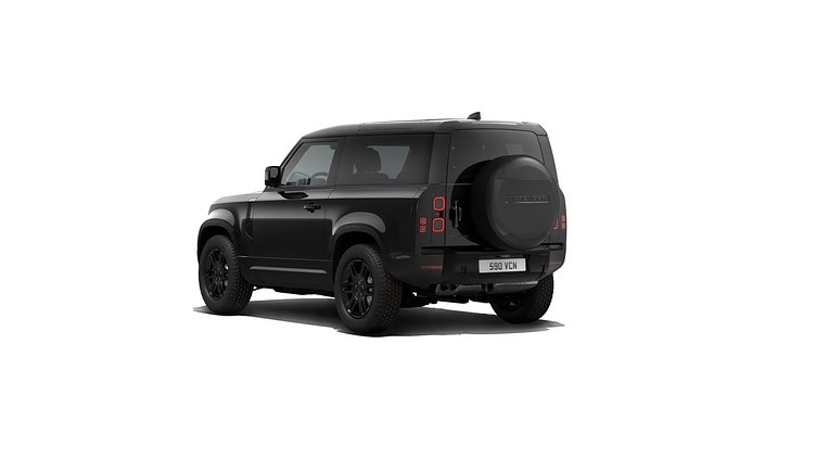 2026 New Land Rover Defender 90 Santorini Black D250 Diesel Mild Hybrid S