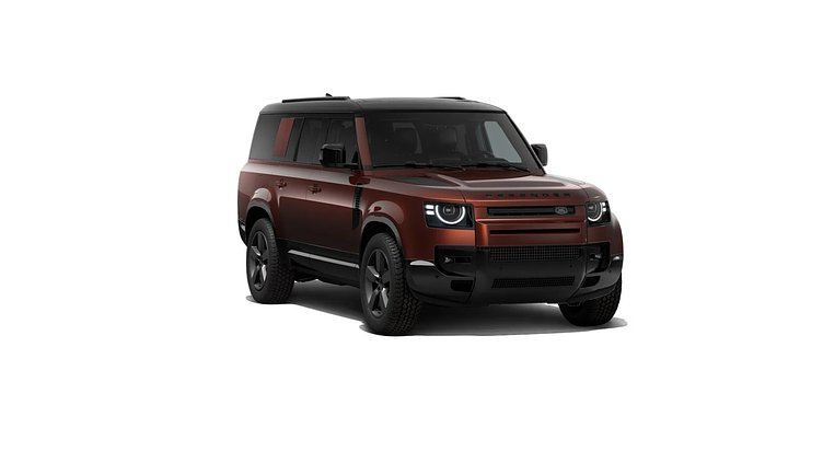 2026 New Land Rover Defender 130 Sedona Red D350 Diesel Mild Hybrid X-Dynamic SE
