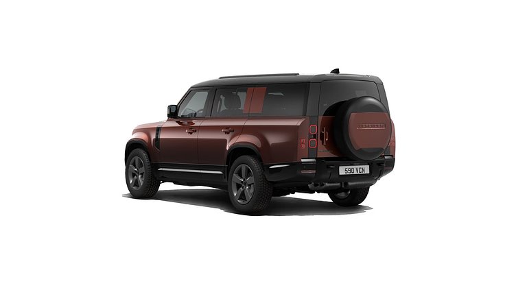 2026 New Land Rover Defender 130 Sedona Red D350 Diesel Mild Hybrid X-Dynamic SE