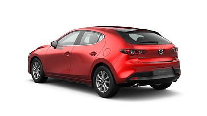 2026 Jauns Mazda 3 Soul Red Crystal 2.5 M Hybrid e-Skyactiv G MT Prime-line (3)
