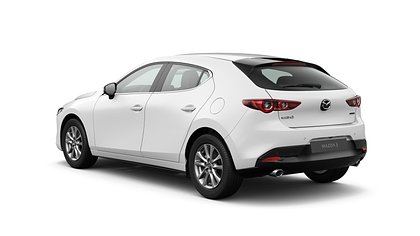 2026 Jauns Mazda 3 Arctic White 2.5 M Hybrid e-Skyactiv G MT Prime-line (3)
