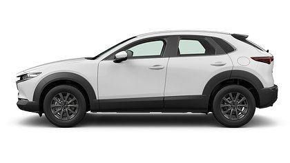 2026 Jauns Mazda CX-30 Arctic White 2.5 M Hybrid e-Skyactiv G MT Prime-line (2)