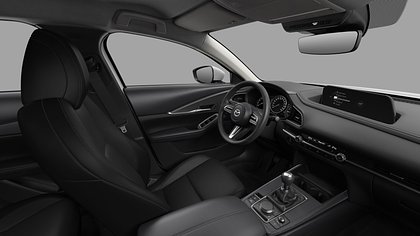 2026 Jauns Mazda CX-30 Arctic White 2.5 M Hybrid e-Skyactiv G MT Prime-line (5)