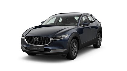 2026 Jauns Mazda CX-30 Deep Crystal Blue 2.5 M Hybrid e-Skyactiv G MT Prime-line