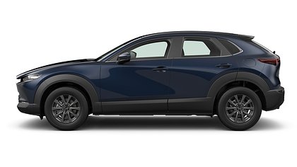 2026 Jauns Mazda CX-30 Deep Crystal Blue 2.5 M Hybrid e-Skyactiv G MT Prime-line (2)