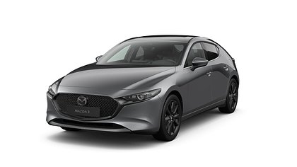 2026 Jauns Mazda 3 Machine Gray 2.5 M Hybrid e-Skyactiv G AT Takumi