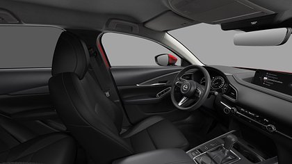 2026 Jauns Mazda CX-30 Soul Red Crystal 2.5 M Hybrid e-Skyactiv G AT Exclusive-line (5)