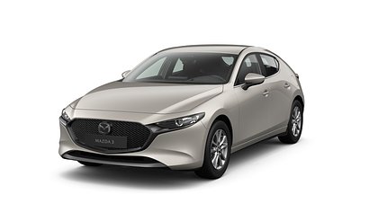 2026 NAUJI AUTOMOBILIAI Mazda 3 Platinum Quartz 2.5 M Hybrid e-Skyactiv G AT Centre-line