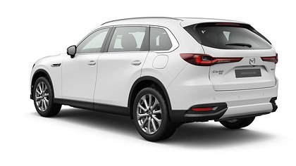 2026 Jauns Mazda CX-80 Arctic White 3.3 e-Skyactiv D Exclusive-Line (3)