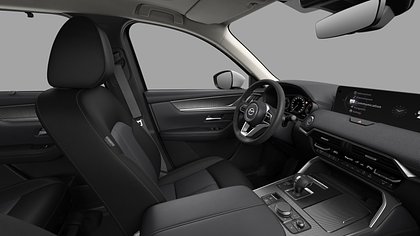 2026 Jauns Mazda CX-80 Arctic White 3.3 e-Skyactiv D Exclusive-Line (6)