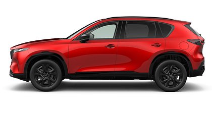 2026 Uus Mazda CX-5 Soul Red Crystal 2.5 M Hybrid e-Skyactiv G (141 hj) AWD AWD Homura Black AT SR (2)