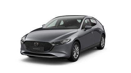 2026 NAUJI AUTOMOBILIAI Mazda 3 Machine Gray 2.5 M Hybrid e-Skyactiv G AT Centre-line