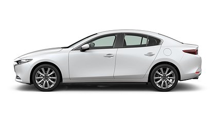 2026 NAUJI AUTOMOBILIAI Mazda 3 Snowflake White 2.5 M Hybrid e-Skyactiv G AT Exclusive-line (2)