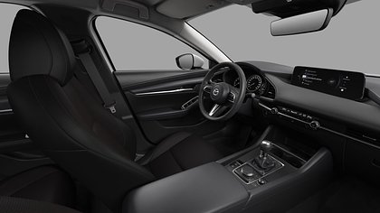 2026 Jauns Mazda 3 Arctic White 2.5 M Hybrid e-Skyactiv G MT Centre-line (5)