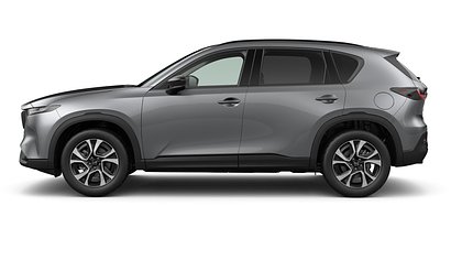2026 NAUJI AUTOMOBILIAI Mazda CX-5 Machine Gray 2.5 M Hybrid e-Skyactiv G Exclusive-line White+BlackAT (2)