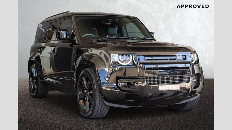 2025 Approved Land Rover Defender 110 Santorini Black D350 3.0L Inline Six Cylinder Twin-Turbo Diesel Mild Hybrid D350 X-Dynamic HSE - 25.5MY