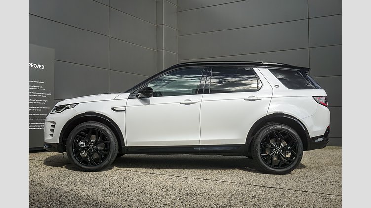 2025 Approved Land Rover Discovery Sport Ostuni Pearl White P250 Petrol Standard Wheelbase Landmark