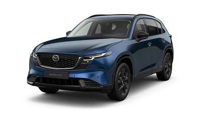 2026 Jauns Mazda CX-5 Glass Blue 2.5 M Hybrid e-Skyactiv G (141 ZS) AWD AWD Homura Black AT SR
