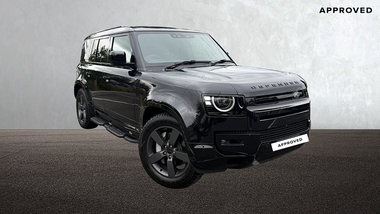2025 Approved Land Rover Defender 110 Santorini Black D350 Diesel Mild Hybrid D350 X-Dynamic SE