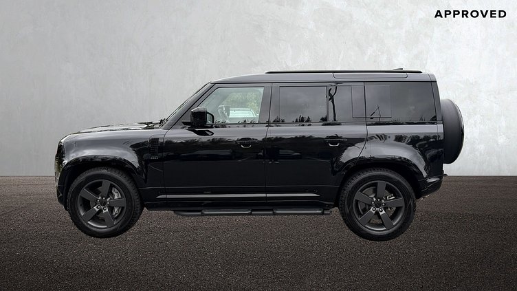 2025 Approved Land Rover Defender 110 Santorini Black D350 Diesel Mild Hybrid D350 X-Dynamic SE