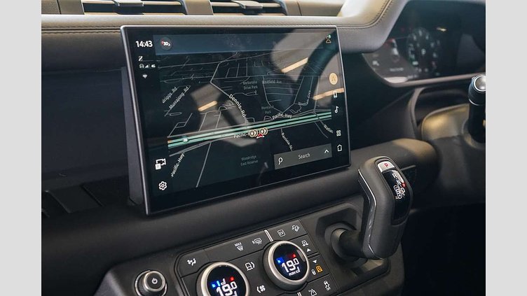 2025 Approved Land Rover Defender 110 Santorini Black Petrol Plug-in Electric Hybrid X-Dynamic SE