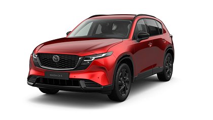 2026 Uus Mazda CX-5 Soul Red Crystal 2.5 M Hybrid e-Skyactiv G (141 hj) AWD AWD Homura Black AT