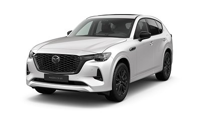 2026 Jauns Mazda CX-60 Rhodium White 3.3 e-Skyactiv D Homura Plus (1)