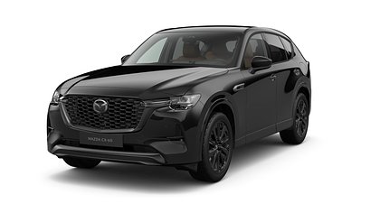 2026 Jauns Mazda CX-60 Jet Black CX-60 3.3 e-Skyactiv D Homura Tan Business Edition
