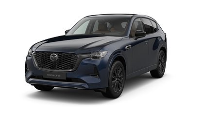 2026 Jauns Mazda CX-60 Deep Crystal Blue CX-60 3.3 e-Skyactiv D Homura Tan Business Edition (1)